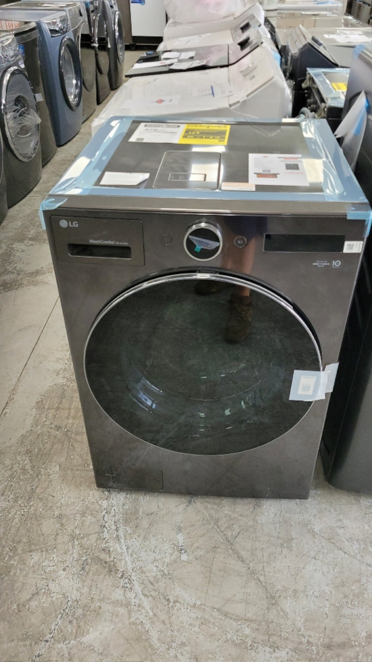 WM6998HBA - LAUNDRY CENTERS - LG - All-In-One - Electric - Black Stainless Steel - Open Box