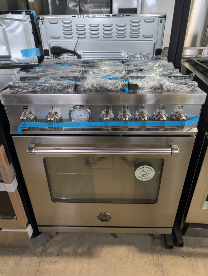 MAST305DFMXE - RANGES - Bertazzoni - Dual Fuel - Stainless Steel - Open Box - BonPrix Électroménagers