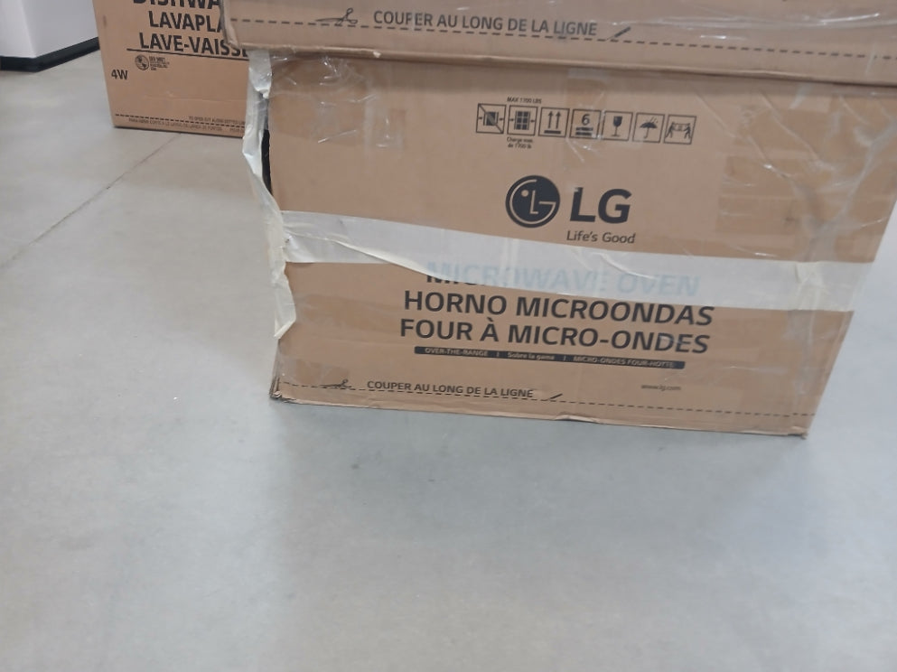 MVEM1825X - MICROWAVES OVENS - LG - Over-The-Range - Stainless Steel - Open Box
