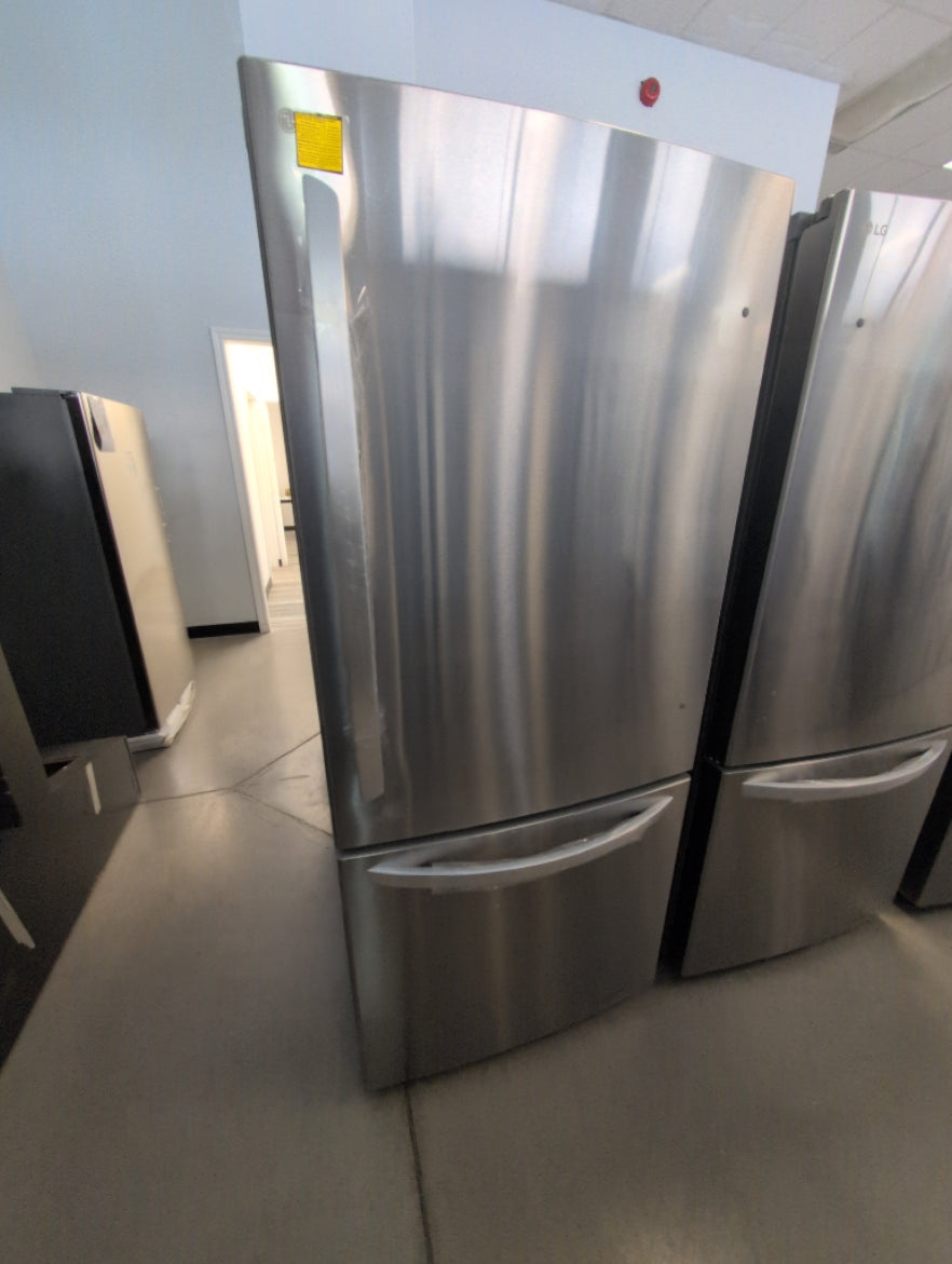 LRDNS2200S - REFRIGERATORS - LG - Bottom Freezer - Stainless Steel - Open Box - BonPrix Électroménagers
