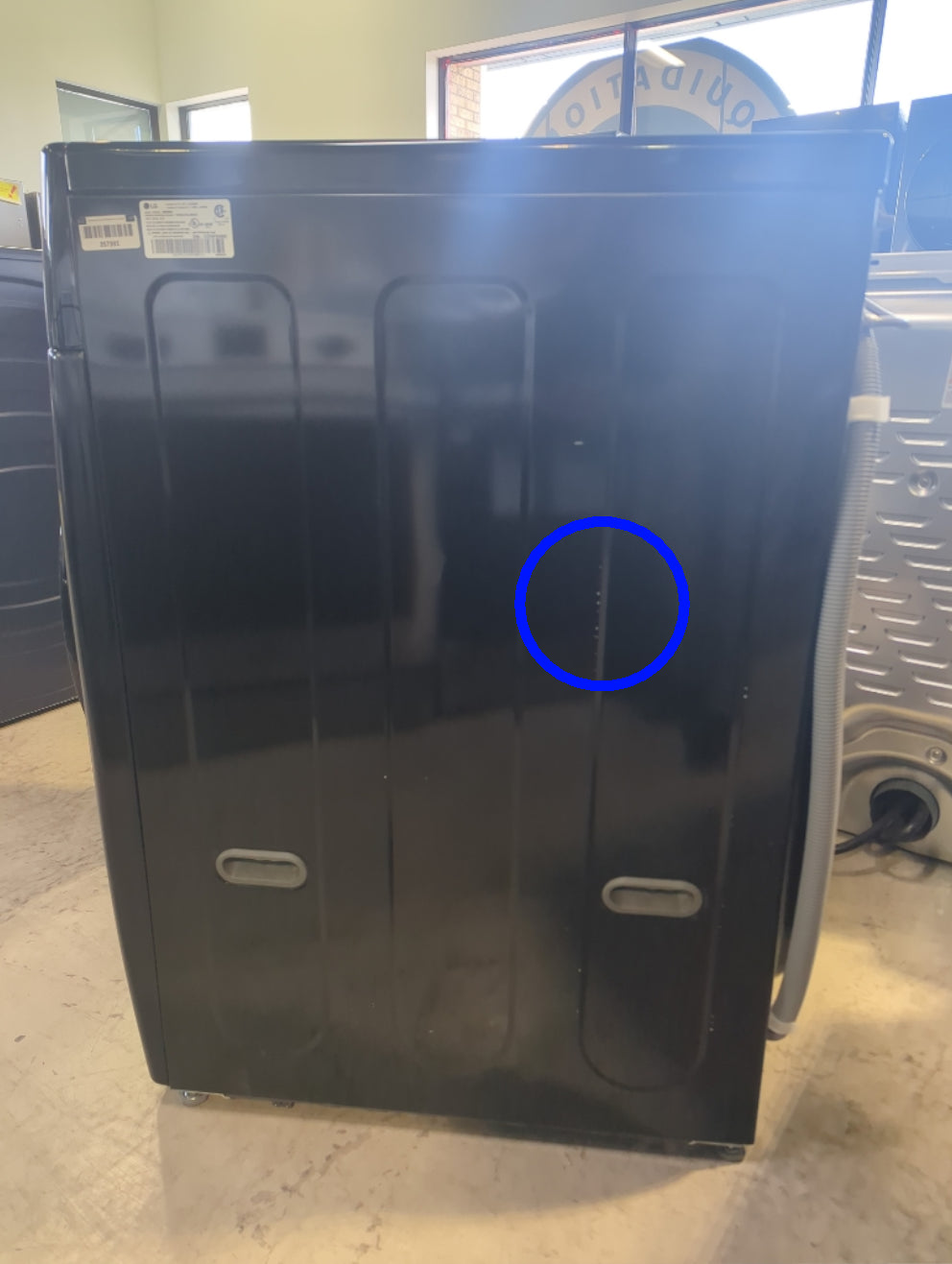WM3580CX - WASHERS - LG - Front Loading - Black Stainless - Open Box - BonPrix Électroménagers