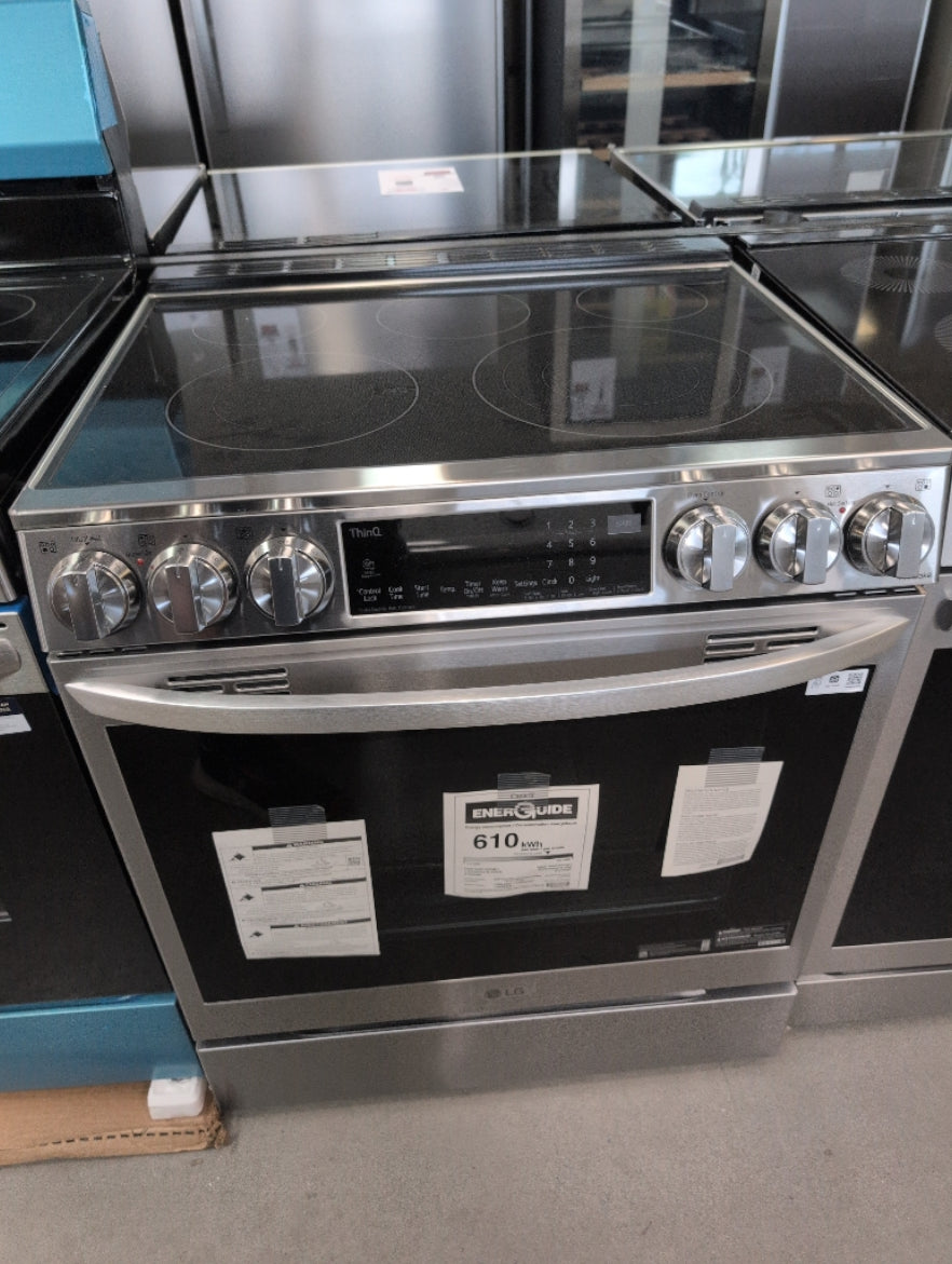 LSEL6335F - RANGES - LG - Electric - Stainless Steel - Open Box - BonPrix Électroménagers