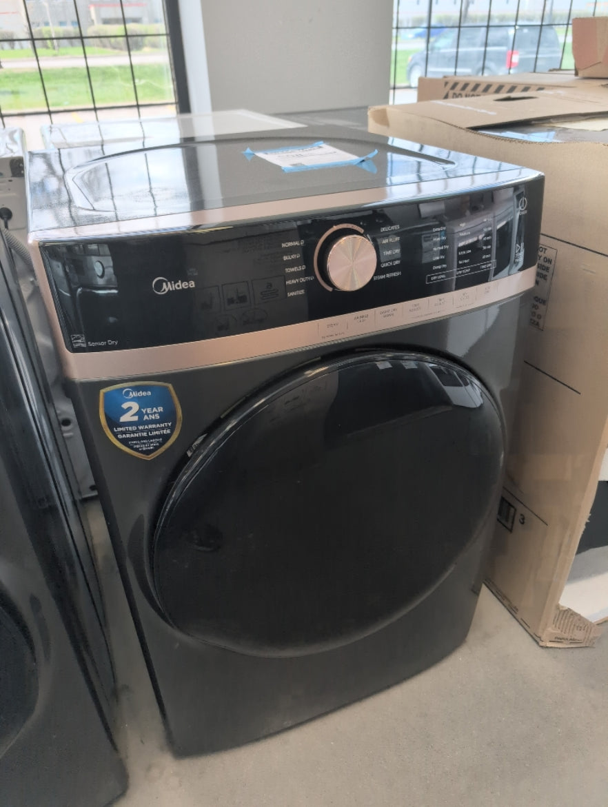 MLHW52S6BGG - WASHERS - Midea - Front Loading - Metallic Grey - Open Box - BonPrix Électroménagers