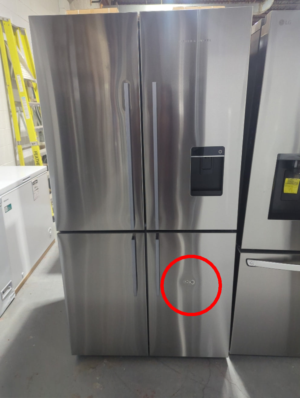 RF203QDUVX1 - REFRIGERATORS - Fisher & Paykel - French 4-Door - Stainless Steel - Open Box - BonPrix Électroménagers