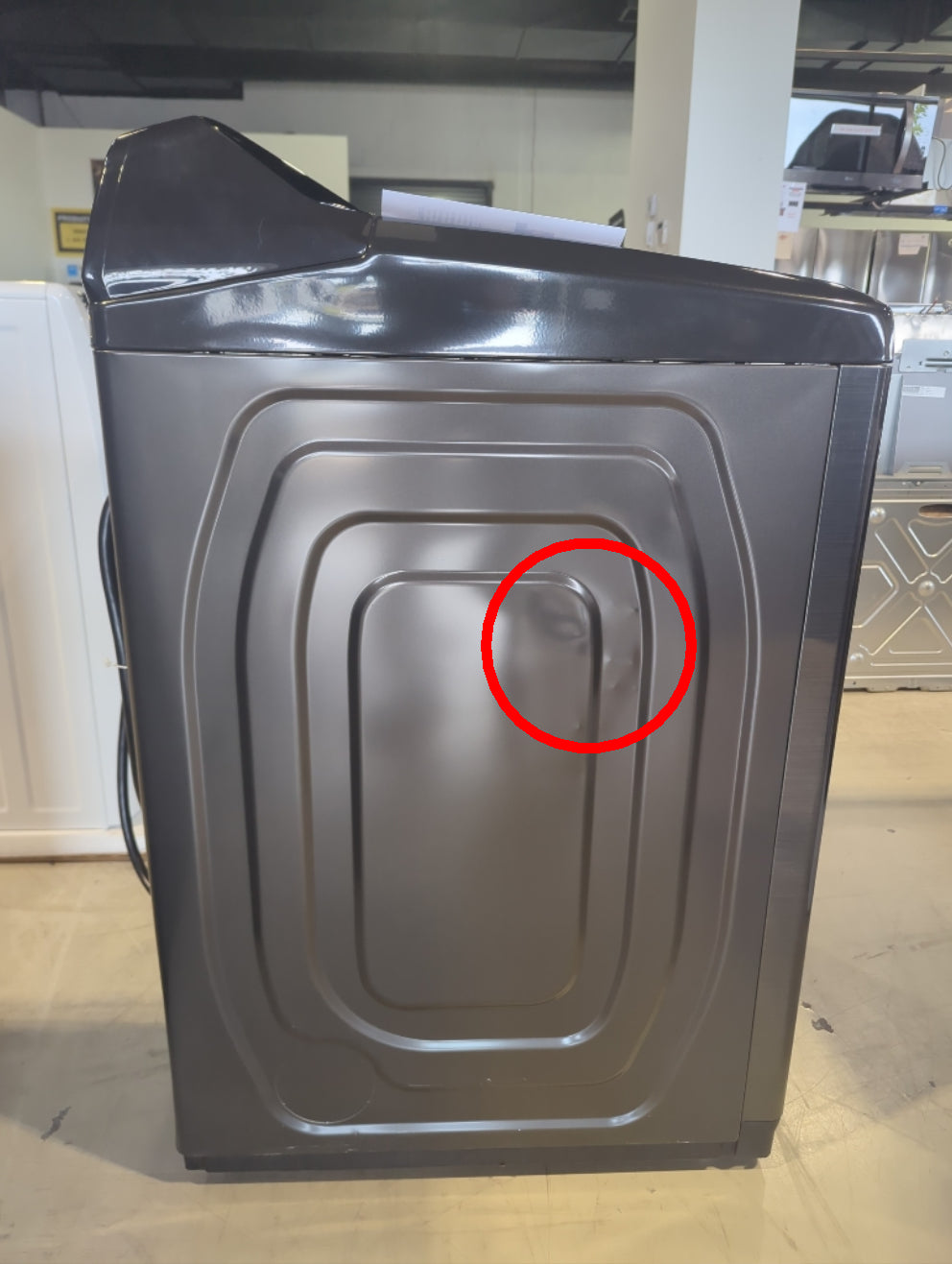 DVE50A5405V - DRYERS - Samsung - Electric - Black Stainless - Open Box