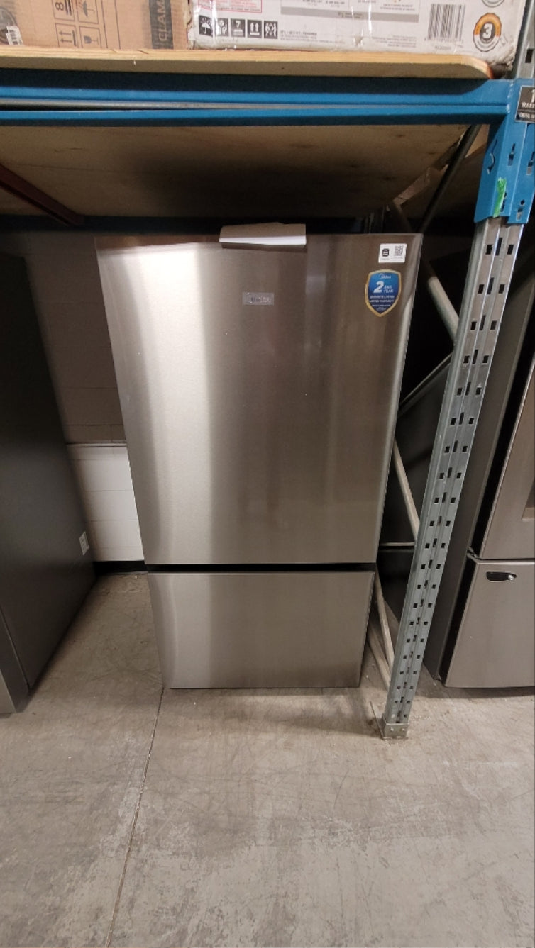 MRB23D5AST - REFRIGERATORS - Midea - Bottom Freezer - Stainless Steel - Open Box - BonPrix Électroménagers