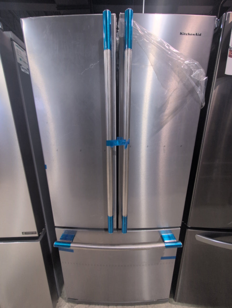 KRFF330SPS - REFRIGERATORS - kitchenAid - French 3-Door - Stainless Steel - Open Box - BonPrix Électroménagers