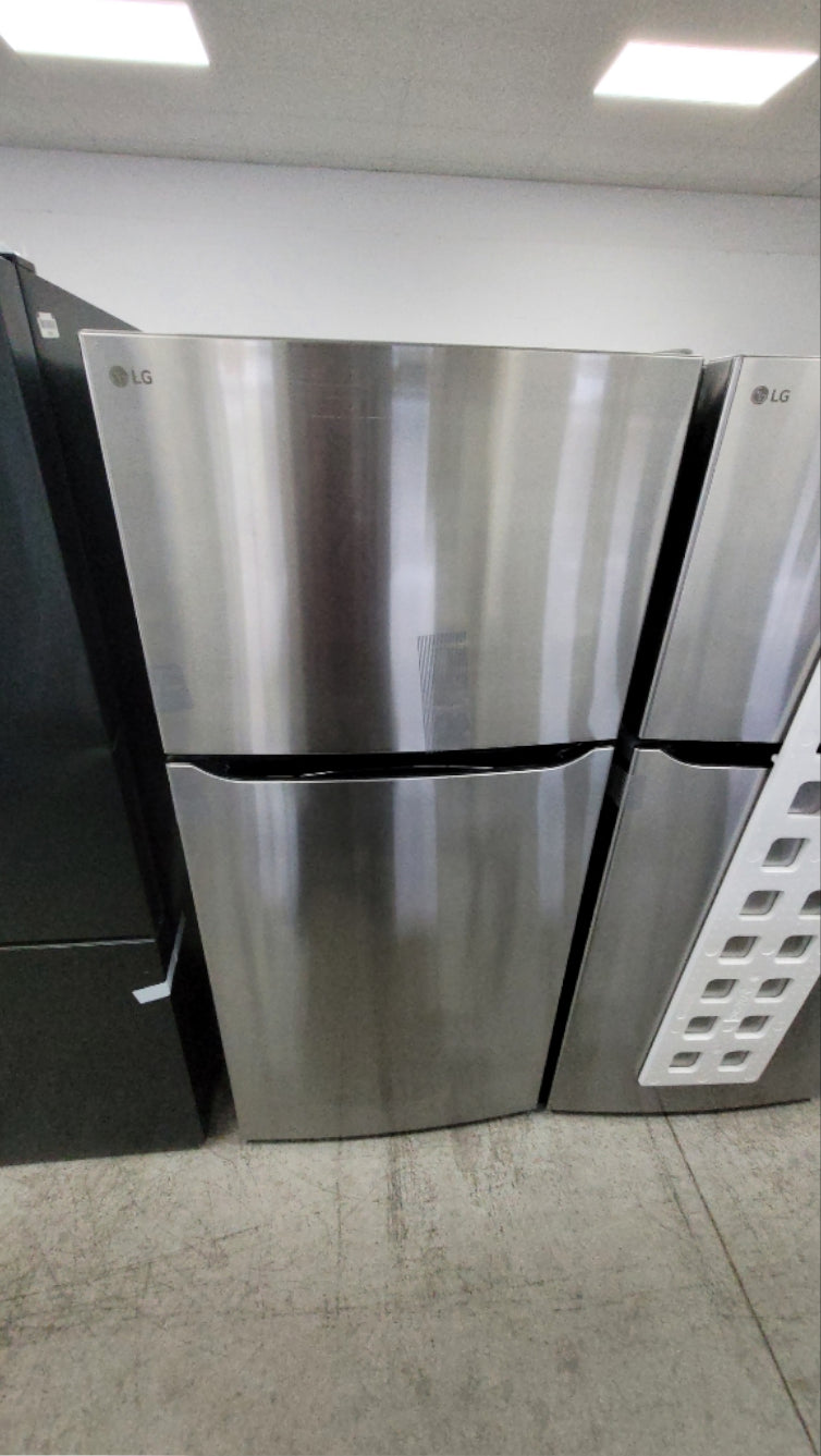 LTCS20020S - REFRIGERATORS - LG - Top Freezer - Stainless Steel - Open Box - BonPrix Électroménagers