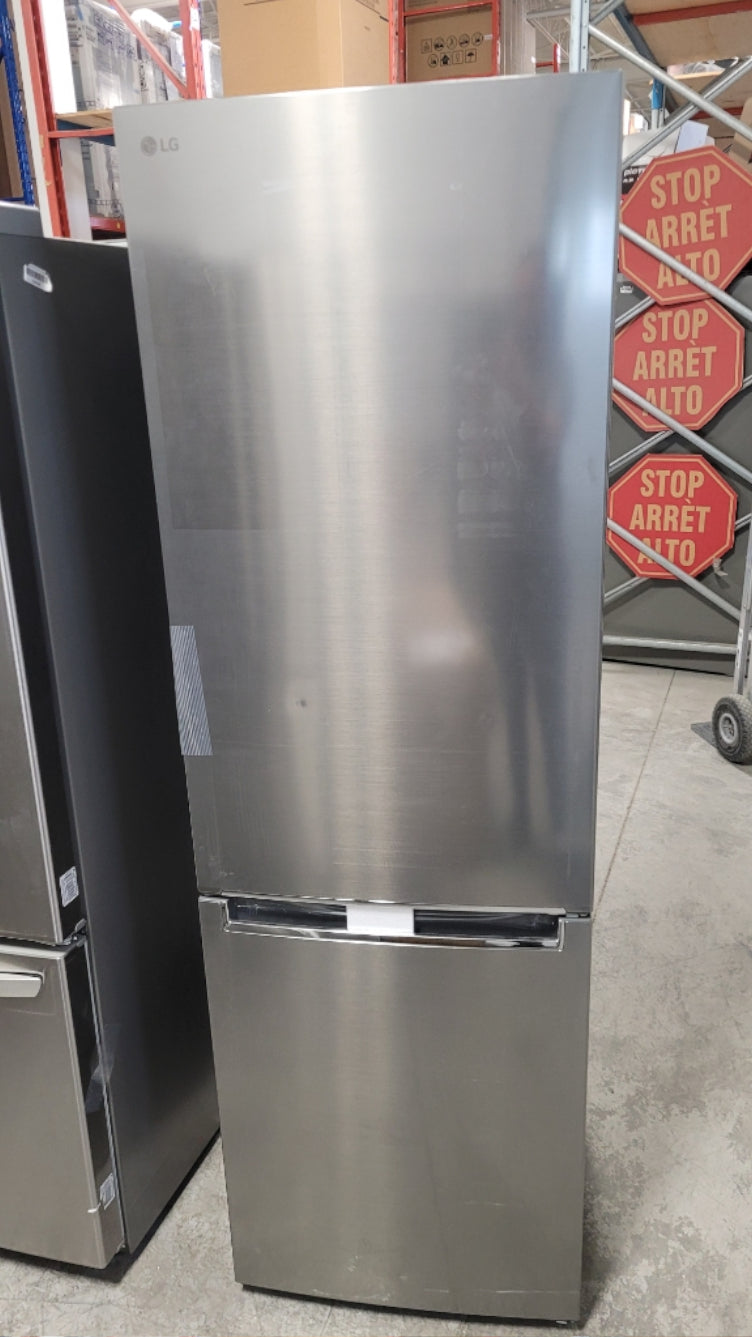 LBNC12231V - REFRIGERATORS - LG - Bottom Freezer - Silver - Open Box - BonPrix Électroménagers