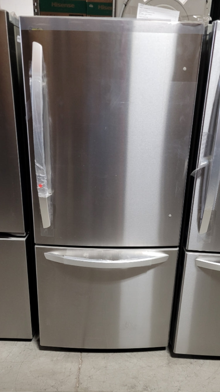 LRDNS2200S - REFRIGERATORS - LG - Bottom Freezer - Stainless Steel - Open Box - BonPrix Électroménagers
