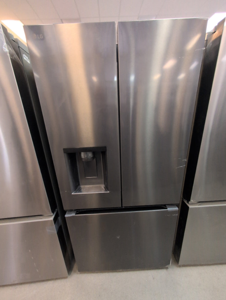 LF25S6330D - REFRIGERATORS - LG - French 3-Door - Black Stainless - Open Box - BonPrix Électroménagers