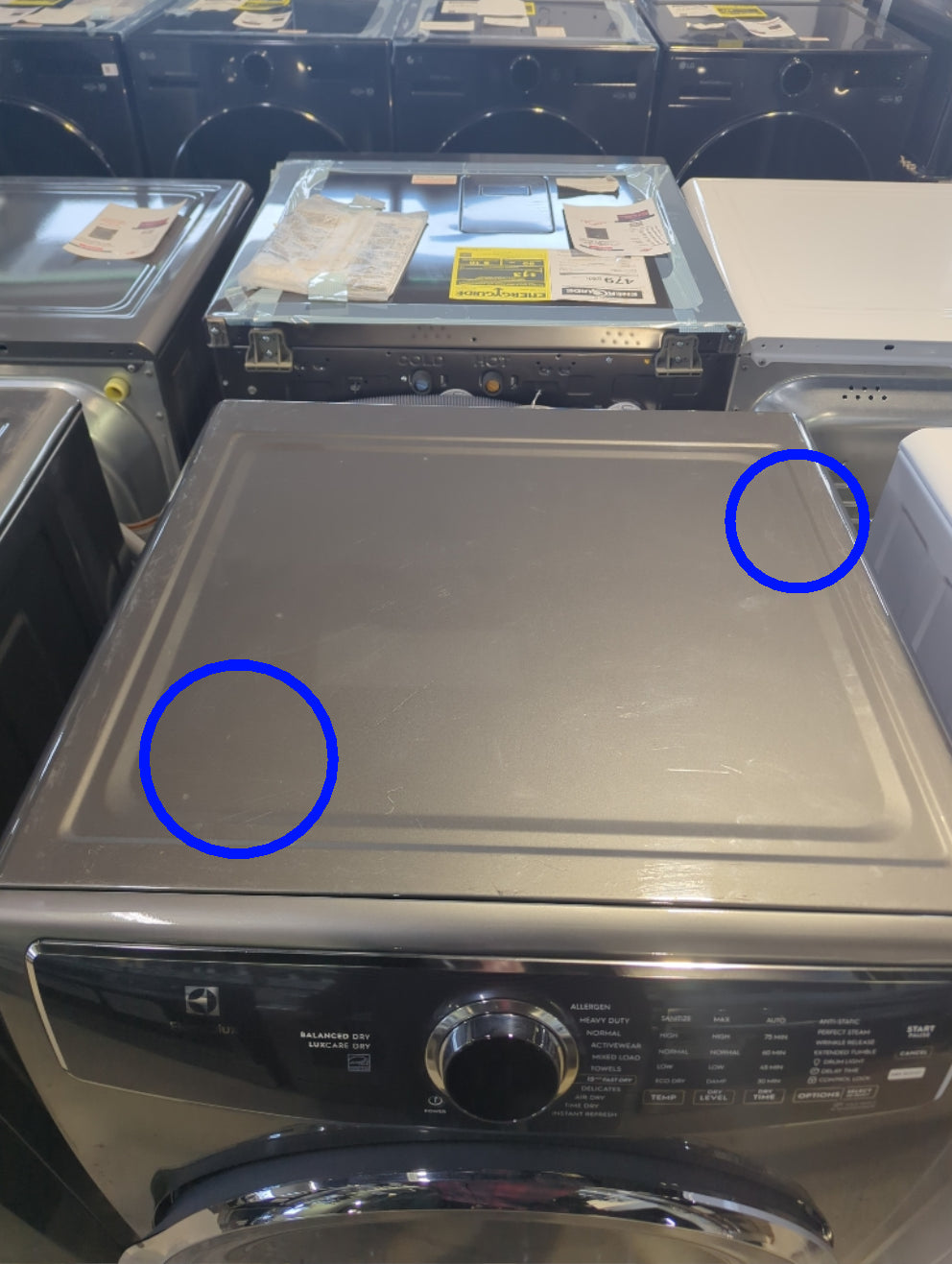 ELFE763CAT - DRYERS - Electrolux - Electric - Titanium - Open Box - BonPrix Électroménagers