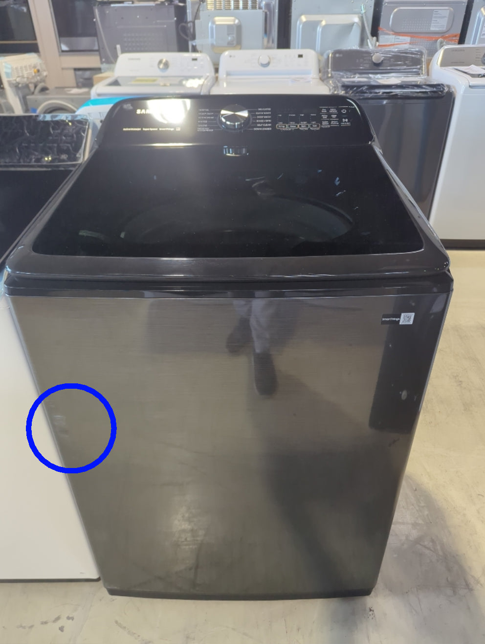 WA52DG5500AV - LAVEUSES - Samsung - Chargement vertical - Noir - Boîte Ouverte