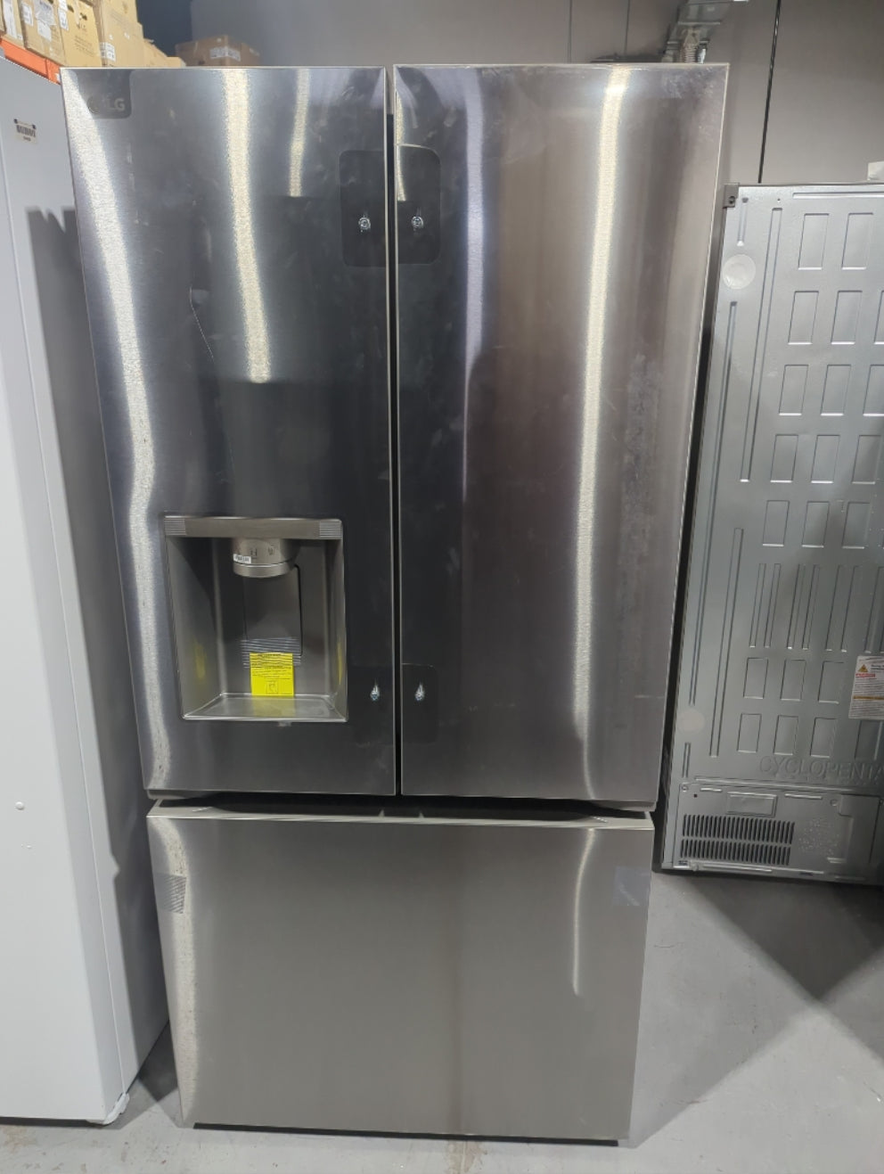 LF25H6330S - REFRIGERATORS - LG - French 3-Door - Stainless Steel - Open Box - BonPrix Électroménagers