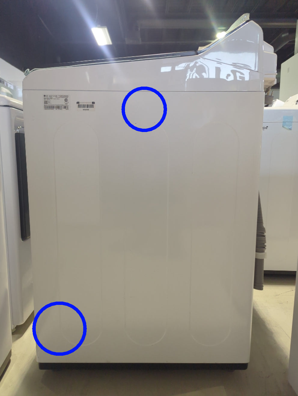 DLE8200W - DRYERS - LG - Electric - White - Open Box - BonPrix Électroménagers