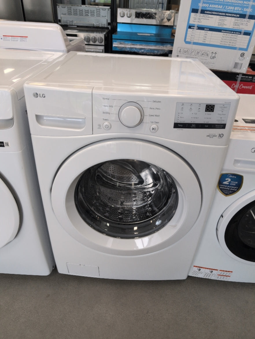 WM3400CW - LAVEUSES - LG - Chargement frontal - Blanc - Boîte Ouverte