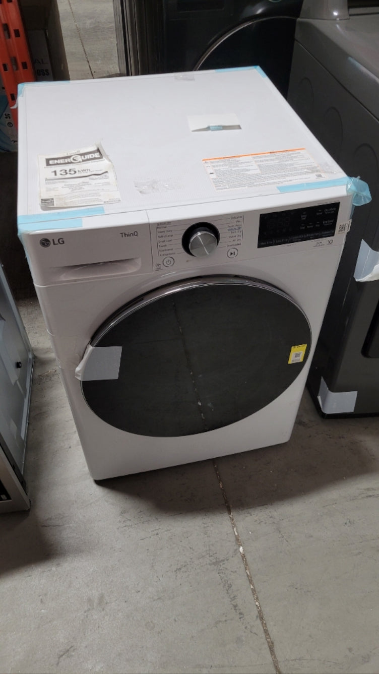DLHC1455W - DRYERS - LG - Electric - White - Open Box - BonPrix Électroménagers