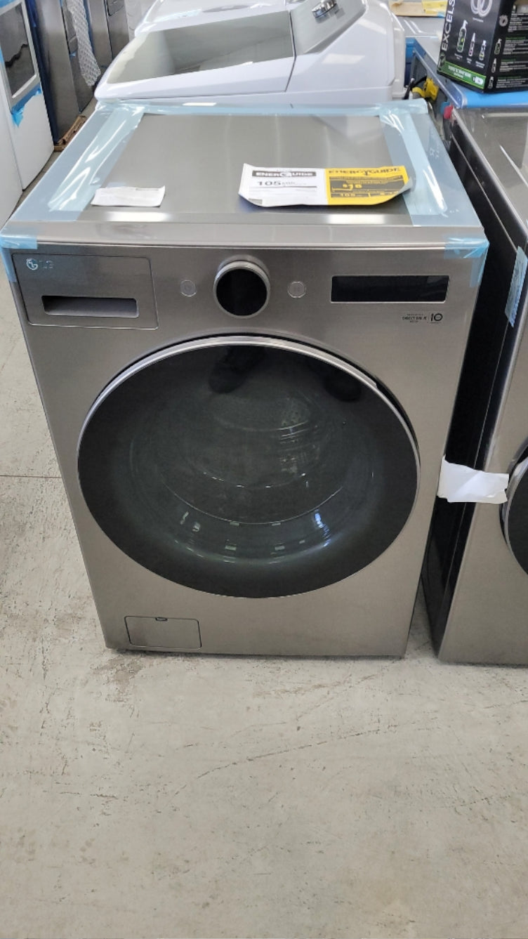 WM5500HVA - WASHERS - LG - Front Loading - Graphite Steel - Open Box - BonPrix Électroménagers