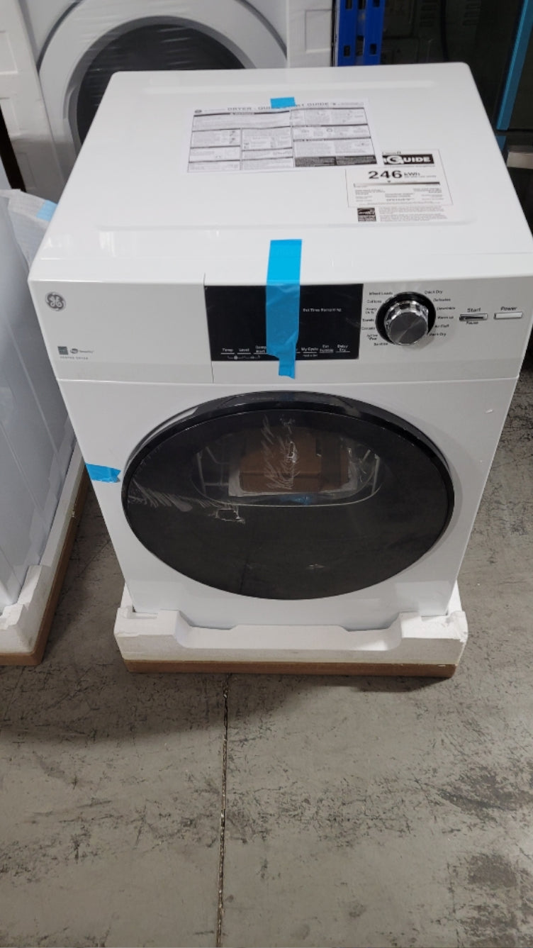 GFD14JSINWW - DRYERS - GE - Electric - White - Open Box - BonPrix Électroménagers