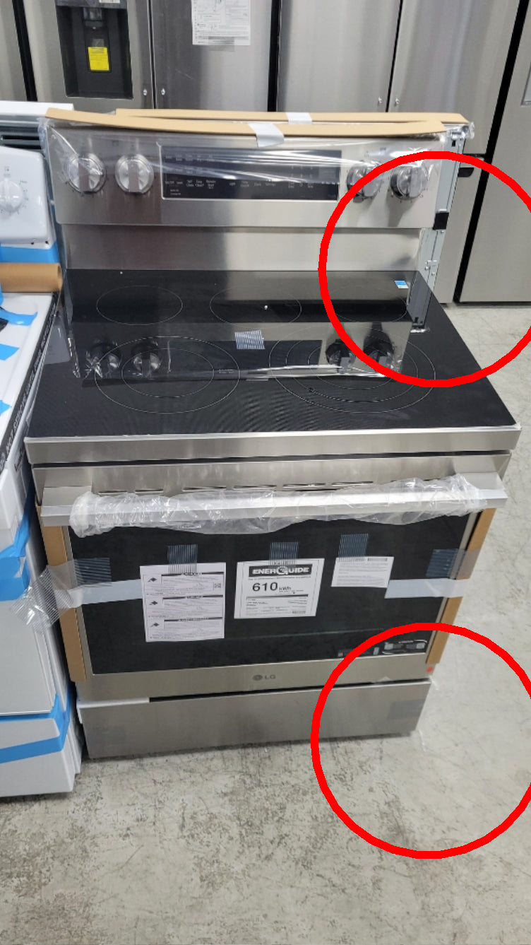 LREN6325XE - RANGES - LG - Electric - Stainless Steel - Open Box - BonPrix Électroménagers