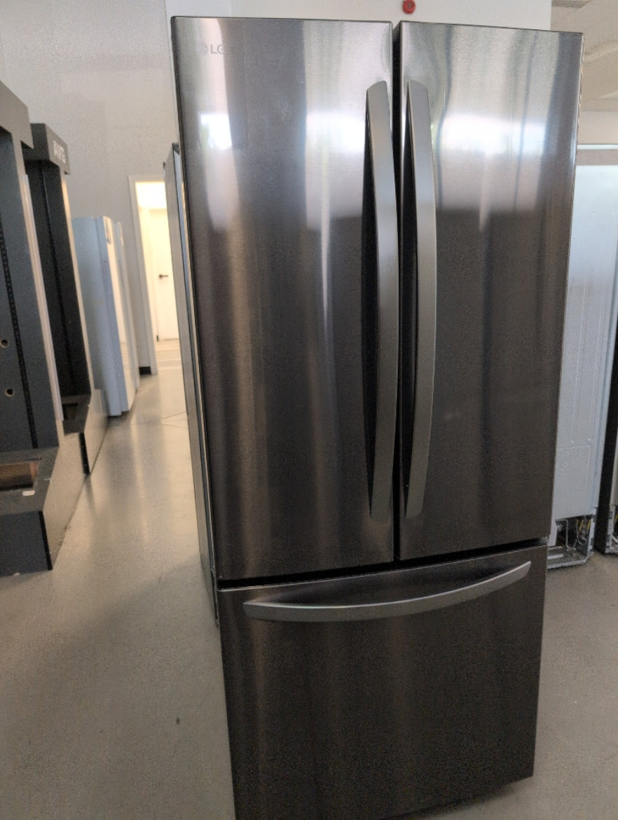 LRFNS2200D - RÉFRIGÉRATEURS - LG - Trois Portes Avec Porte â Deux Battants - Acier inoxydable Noir - Boîte Ouverte