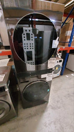 WKEX300HBA - LAUNDRY CENTERS - LG - Stacked Washer/Dryer - Electric - Black Stainless Steel - Open Box - BonPrix Électroménagers