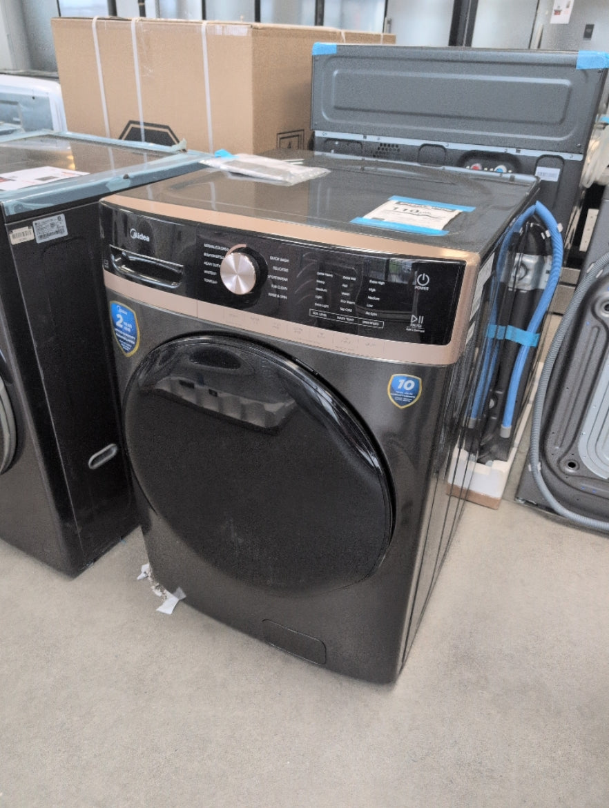 MLHW52S6BGG - WASHERS - Midea - Front Loading - Metallic Grey - Open Box - BonPrix Électroménagers