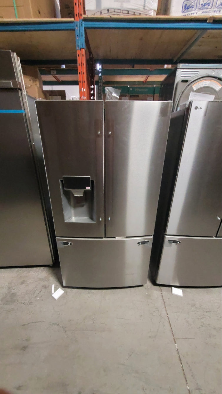 LRFS28XBS - REFRIGERATORS - LG - French 3-Door - Stainless Steel - Open Box - BonPrix Électroménagers
