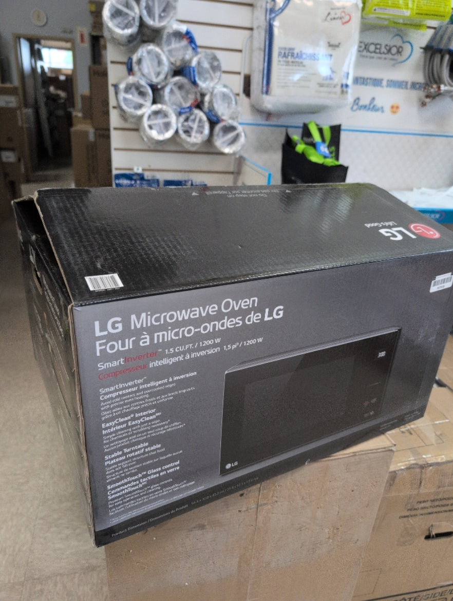 MSER1590B - MICROWAVES OVENS - LG - Countertop - Black - Open Box - BonPrix Électroménagers
