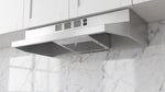 Forno Cappa 30-Inch Under Cabinet Range Hood, Stainless Steel, 200 CFM, Convertible, LED Lighting