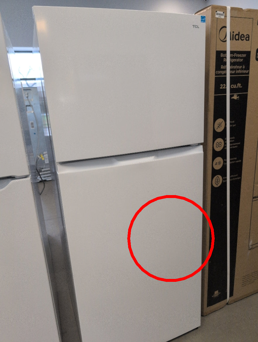 TRT18T4AL-CA - REFRIGERATORS - TCL - Top Freezer - Stainless Steel - Open Box - BonPrix Électroménagers