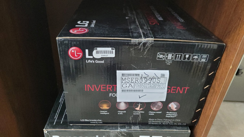 MSER0990S - MICROWAVES OVENS - LG - Countertop - Stainless Steel - Open Box - BonPrix Électroménagers