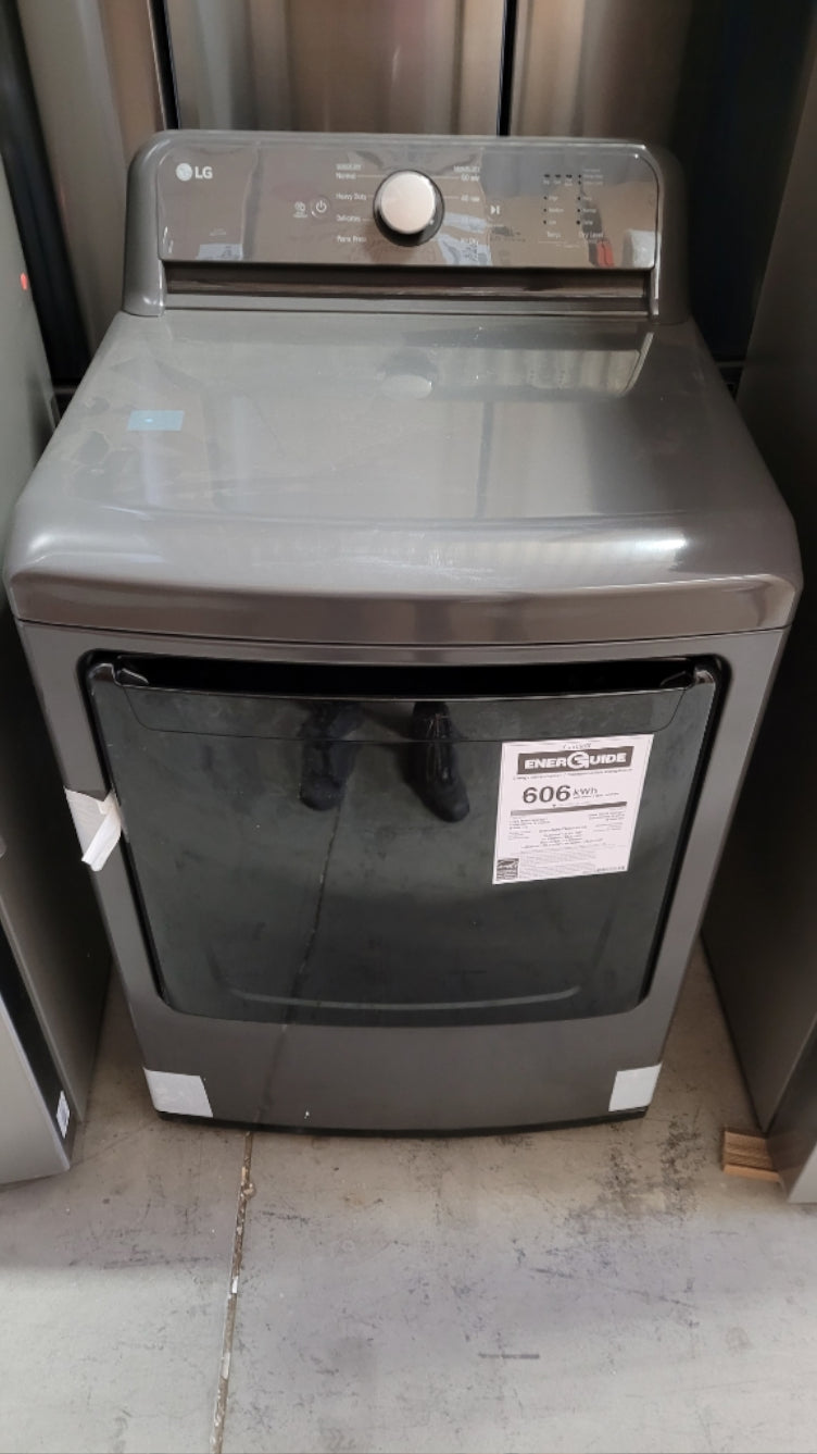 DLE6100M - DRYERS - LG - Electric - Chrome Shadow - Open Box - BonPrix Électroménagers