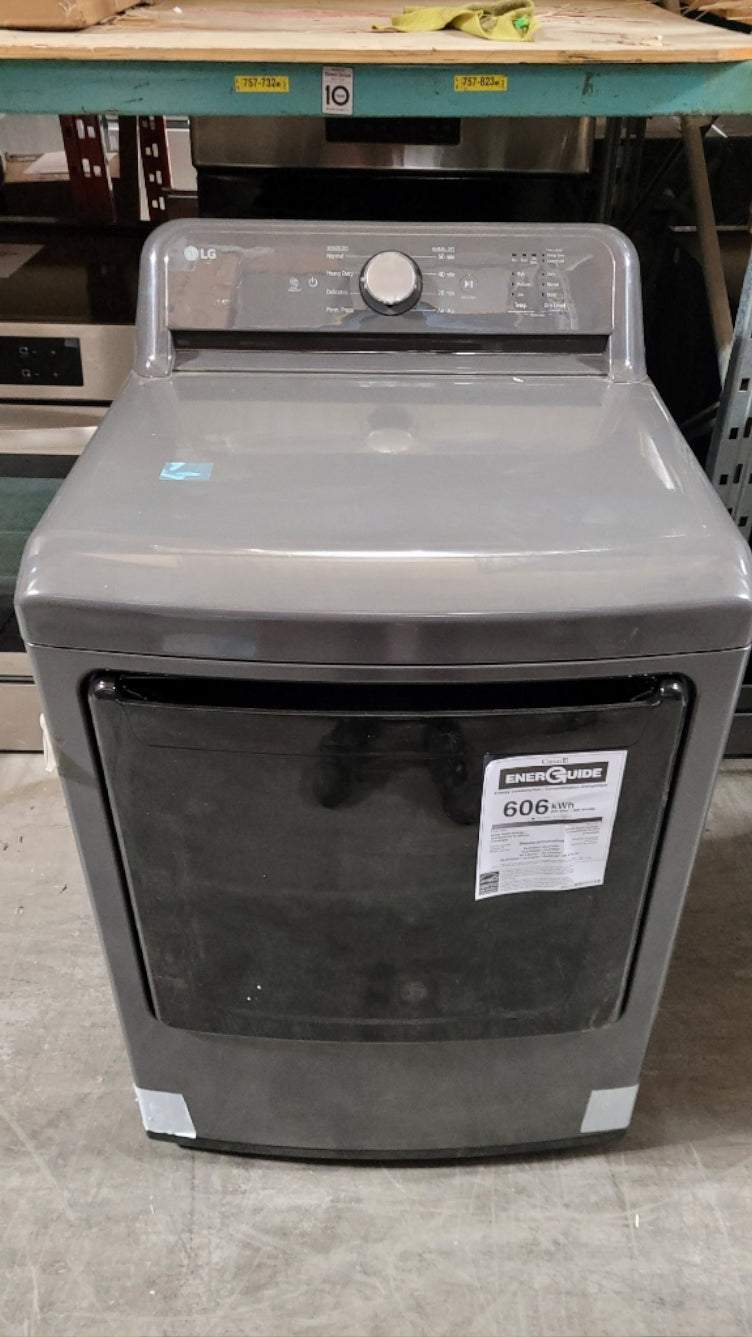 DLE6100M - DRYERS - LG - Electric - Chrome Shadow - Open Box - BonPrix Électroménagers