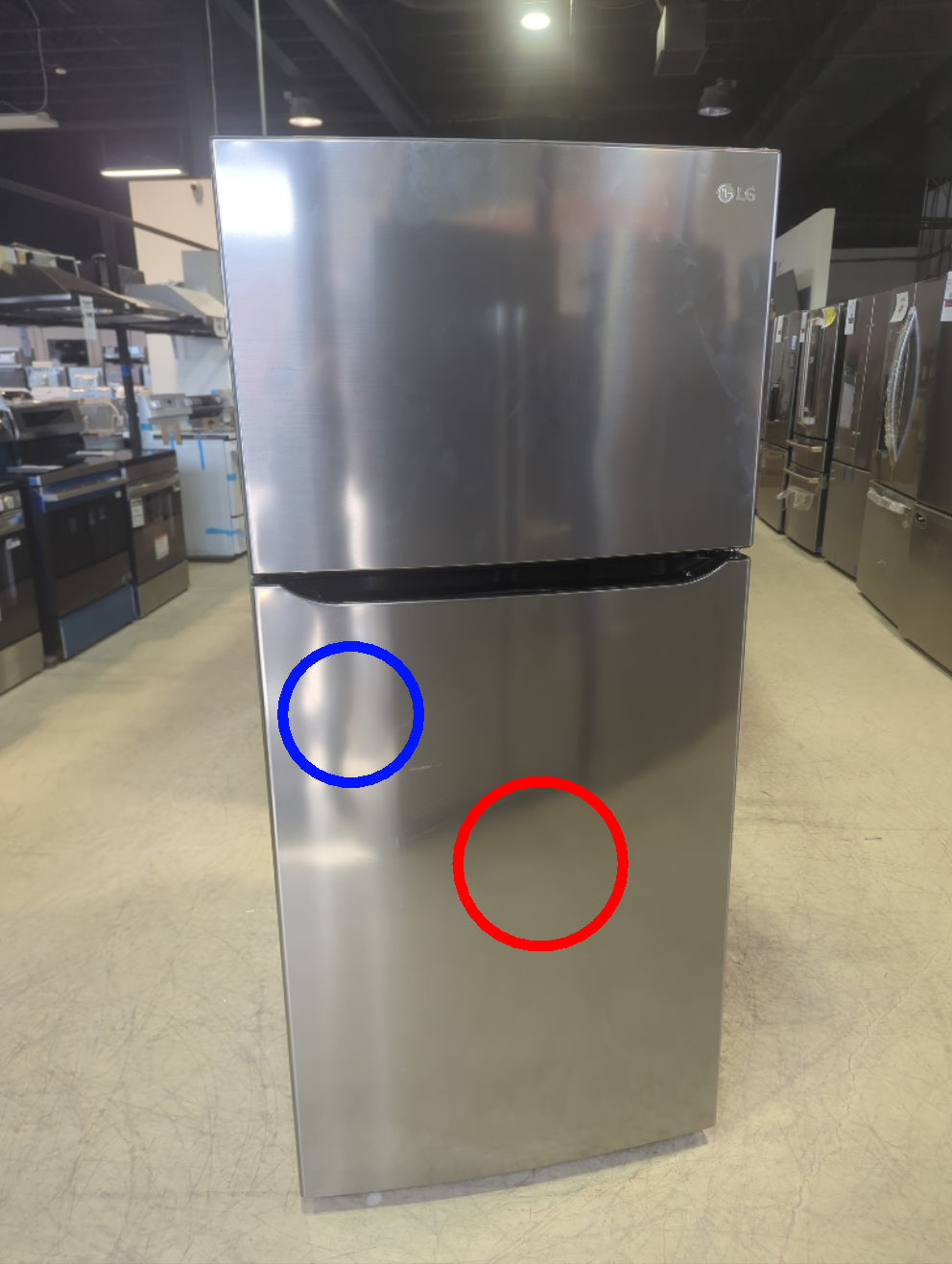 LTCS20020V - RÉFRIGÉRATEURS - LG - Congélateur supérieur - Acier inoxydable - Boîte Ouverte