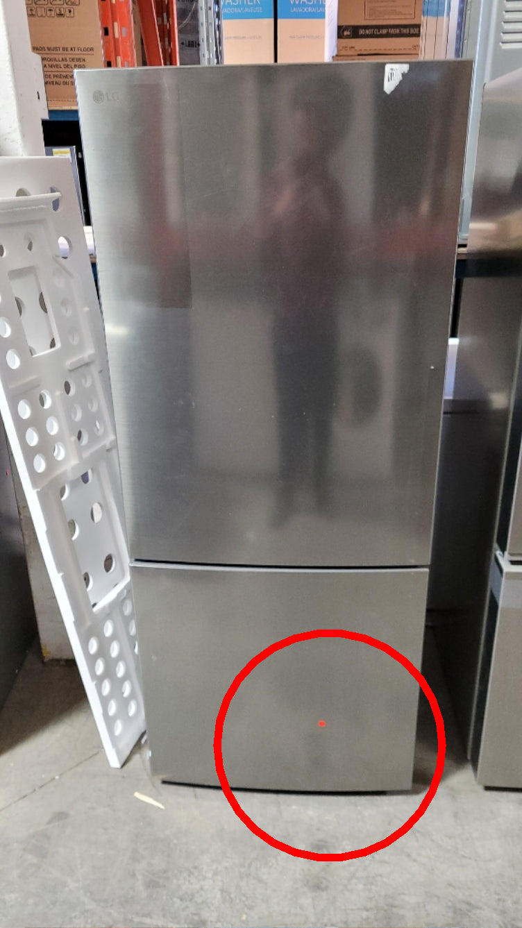 LBNC15251V - REFRIGERATORS - LG - Bottom Freezer - Platinum - Open Box - BonPrix Électroménagers
