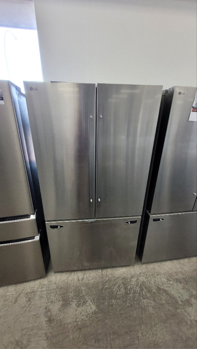 LF27D6200S - REFRIGERATORS - LG - French 3-Door - Stainless Steel - Open Box - BonPrix Électroménagers