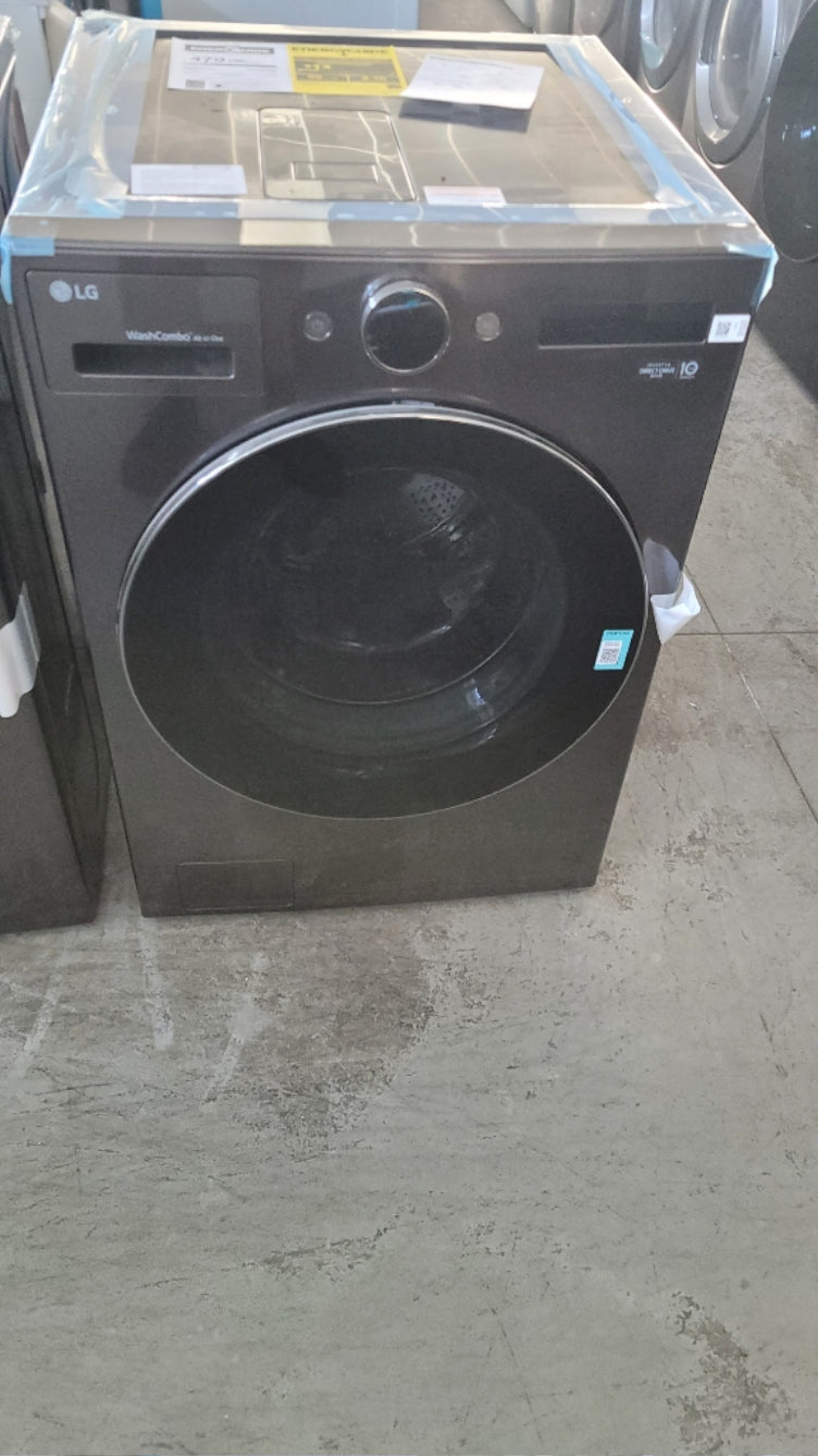 WM6998HBA - LAUNDRY CENTERS - LG - All-In-One - Electric - Black Stainless Steel - Open Box