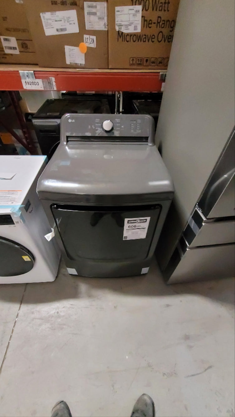 DLE6100M - DRYERS - LG - Electric - Chrome Shadow - Open Box - BonPrix Électroménagers