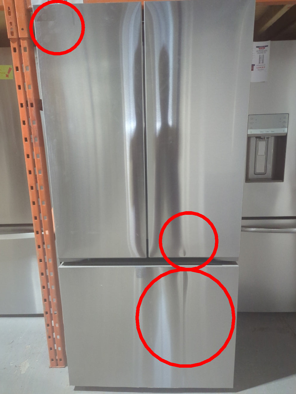 LF21C6200S - REFRIGERATORS - LG - French 3-Door - Stainless Steel - Open Box