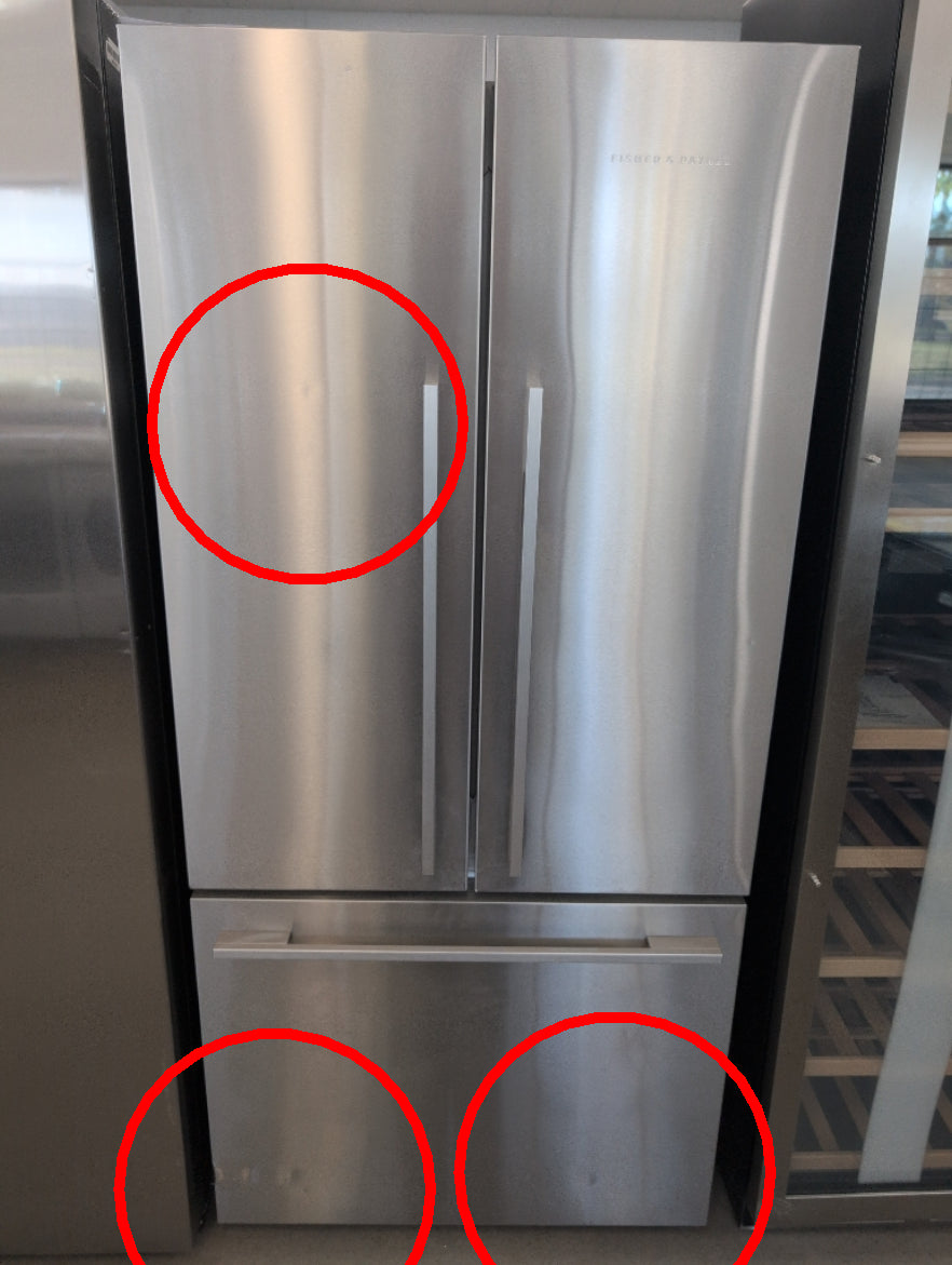 RF170ADX4 - RÉFRIGÉRATEURS - Fisher & Paykel - Trois portes avec porte à deux battants - Acier inoxydable - Boîte Ouverte