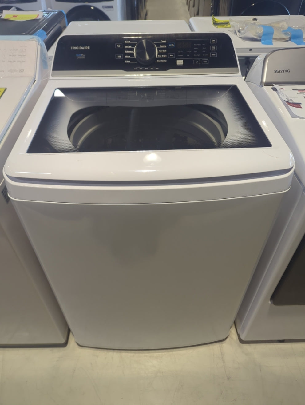 FLVW7523BW - WASHERS - Frigidaire - Top Loading - White - Open Box - BonPrix Électroménagers