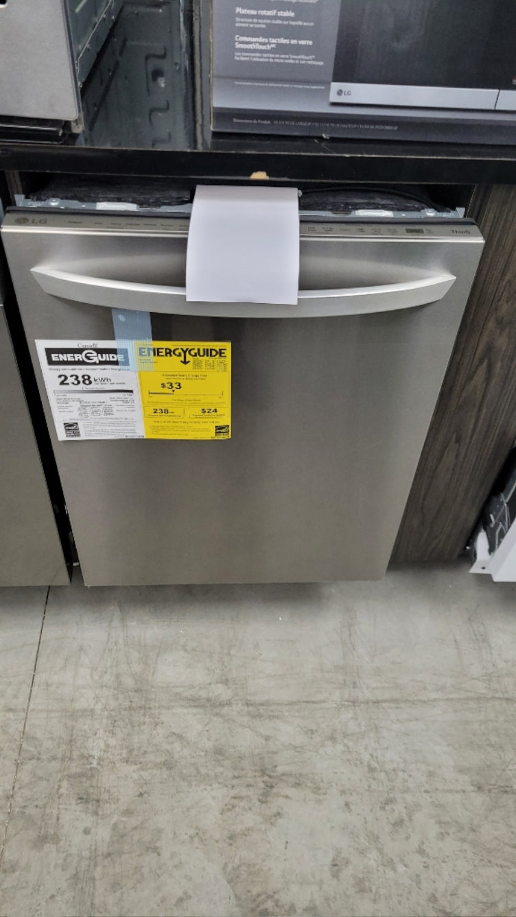 LDTS5552S - DISHWASHERS - LG - Top Controls - Stainless Steel - Open Box - BonPrix Électroménagers