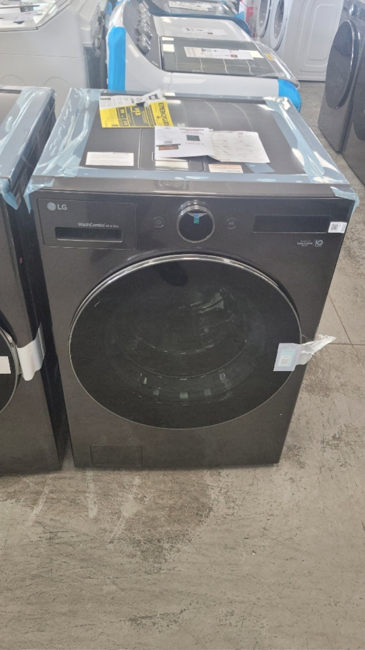 WM6998HBA - LAVEUSE SÉCHEUSE SUPERPOSÉES - LG - Tout en un - Électrique - Acier inoxydable noir - Boîte Ouverte