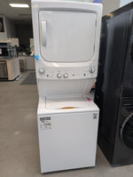 GUV27ESMWWW - LAUNDRY CENTERS - GE - Stacked Washer/Dryer - Electric - White - Open Box
