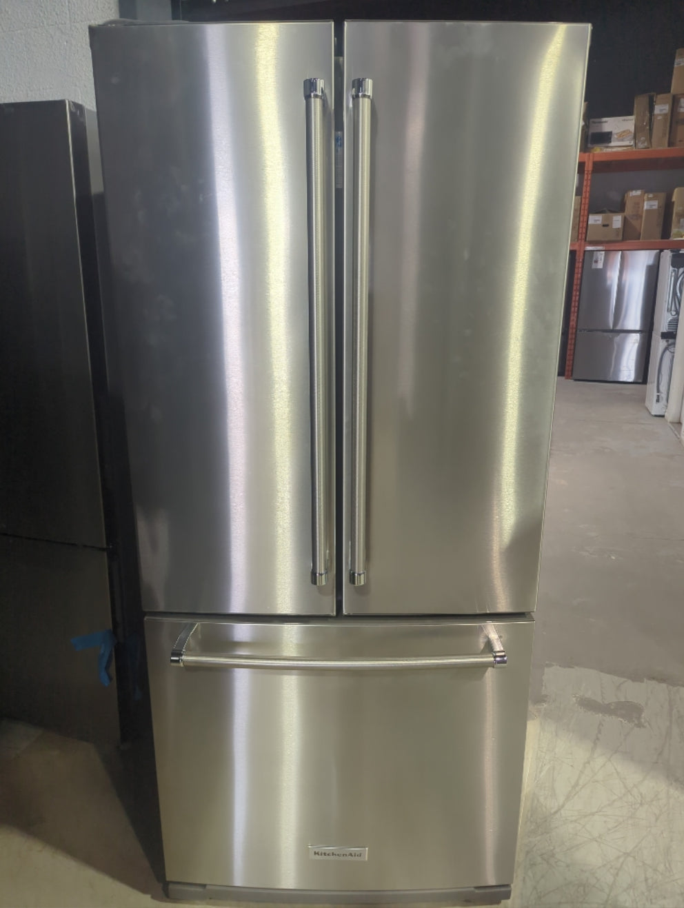 KRFF300ESS - REFRIGERATORS - kitchenAid - French 3-Door - Stainless Steel - Open Box - BonPrix Électroménagers