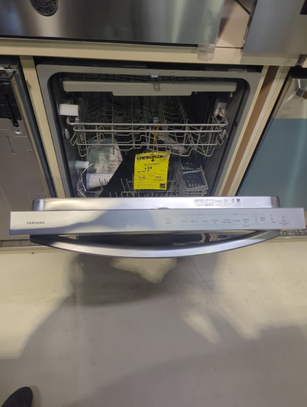 DW80CG4051SR - DISHWASHERS - Samsung - Top Controls Single Drawer - Stainless Steel - Open Box - BonPrix Électroménagers
