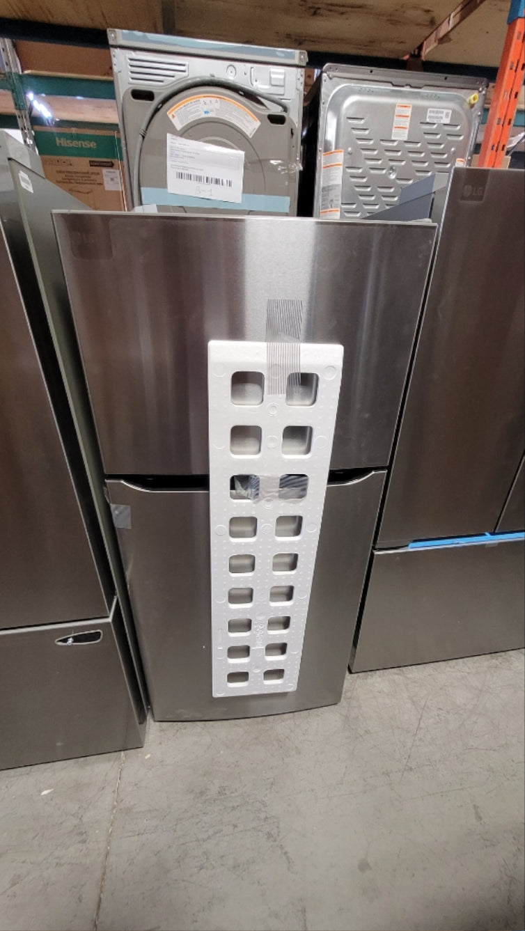 LTCS20020S - REFRIGERATORS - LG - Top Freezer - Stainless Steel - Open Box - BonPrix Électroménagers
