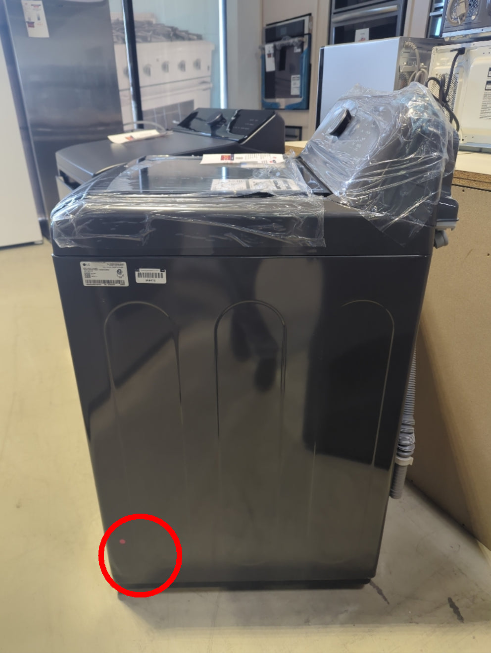 WT6105CM - WASHERS - LG - Top Loading - Grey - Open Box - BonPrix Électroménagers