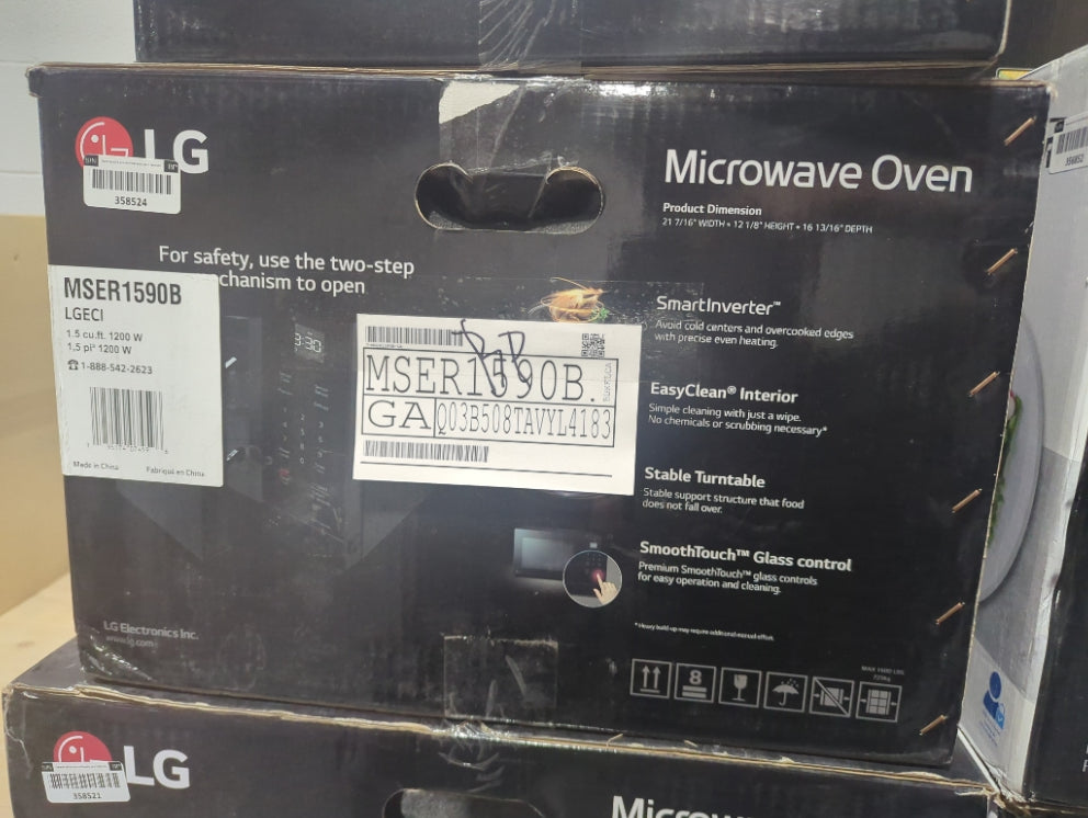 MSER1590B - MICROWAVES OVENS - LG - Countertop - Black - Open Box
